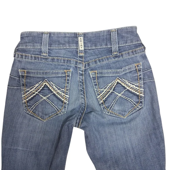 Ariat Denim Boot Cut Jeans with Embroidery - Picture 1 of 5